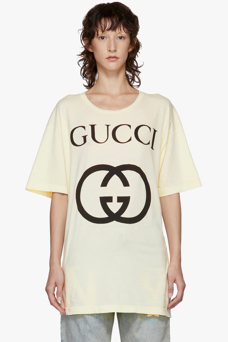 Plain white 2024 gucci shirt