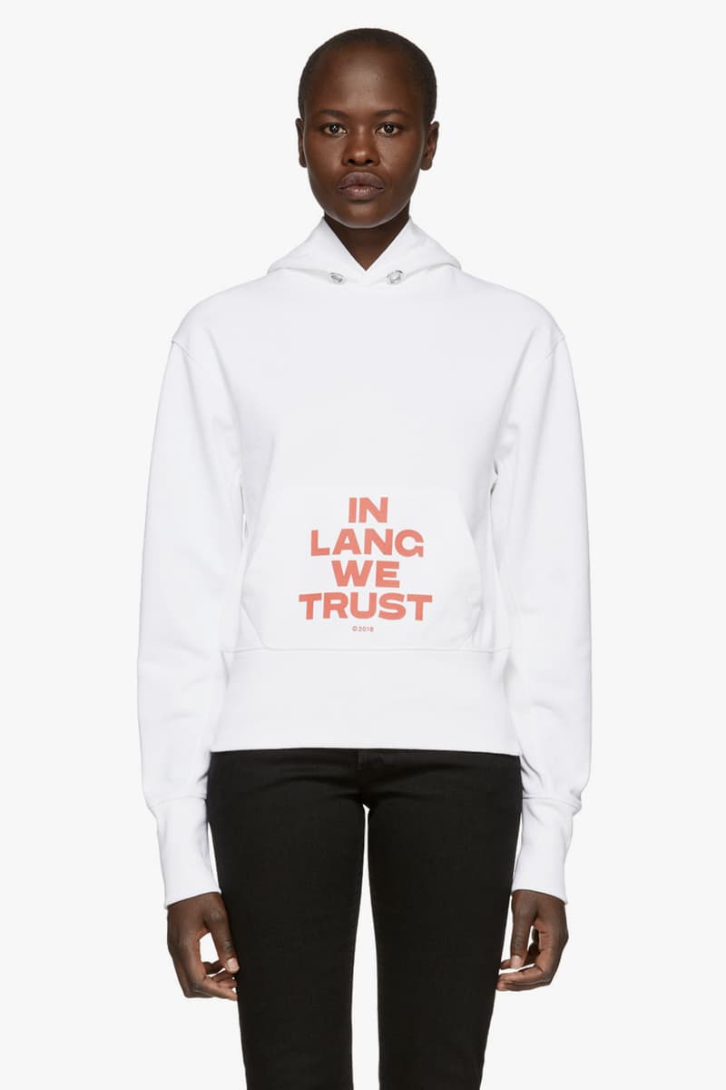 In lang we trust black hoodie Clearance