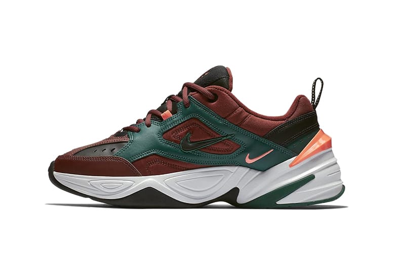 Nike burgundy clearance m2k tekno