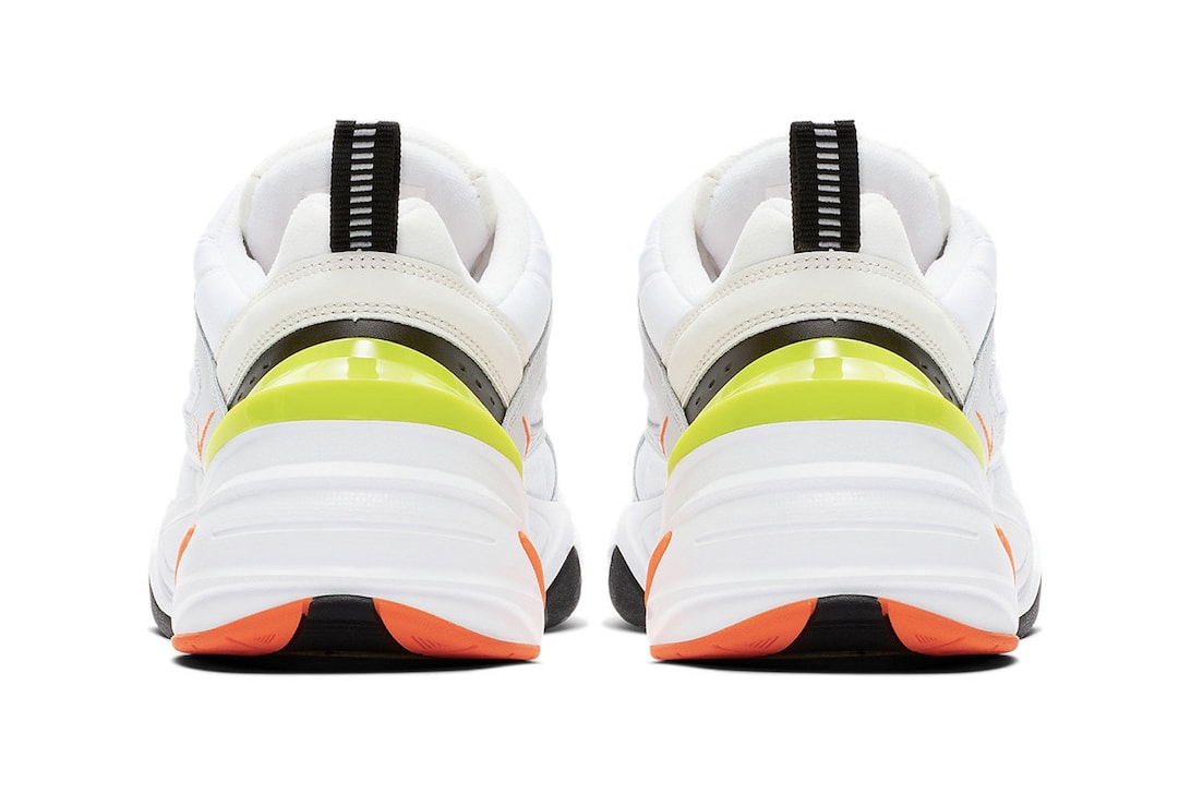 Nike M2K Tekno Pure Platinum, Volt & Orange Neon | Hypebae