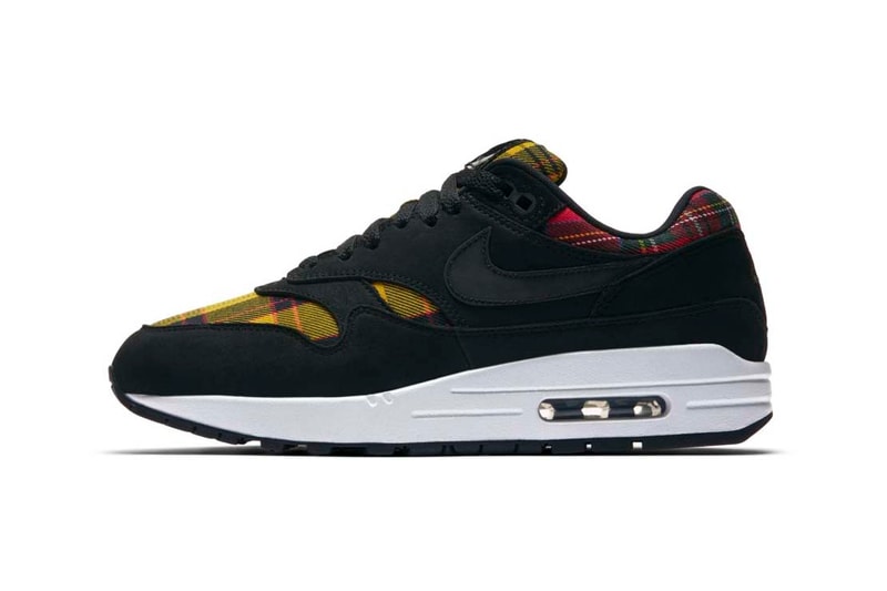 tartan nike trainers
