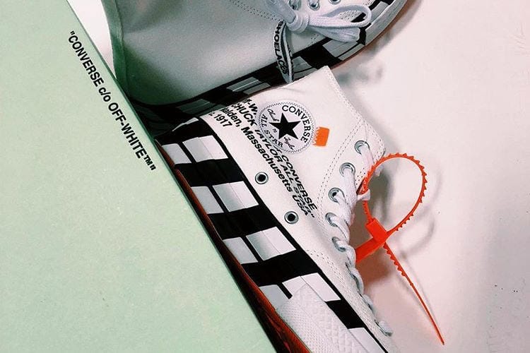 Off White x Converse Chuck 70 White and Black Hypebae