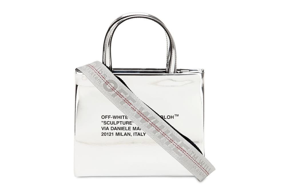 Where to Buy Off-White™ Silver Mirror Mini Box Bag | HYPEBAE
