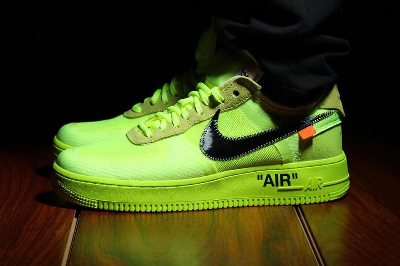 Off-White™ x Nike Air Force 1 Volt First Look | Hypebae