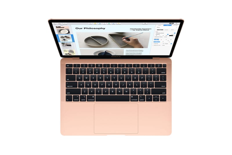Apple Reveals New Gold MacBook Air With Touch ID | Hypebae