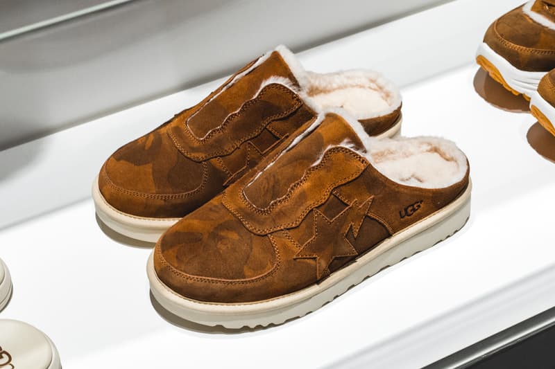a bathing ape ugg slippers
