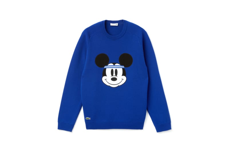 Lacoste mickey deals mouse hoodie sweatshirt