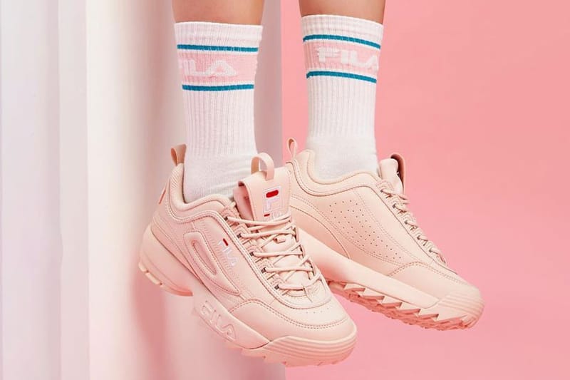 Fila disruptor pink womens online