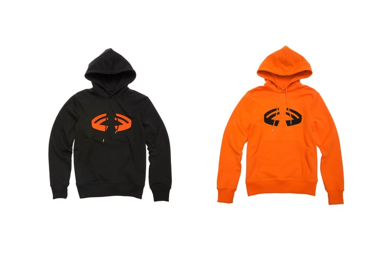 Helmut lang orange hoodie online