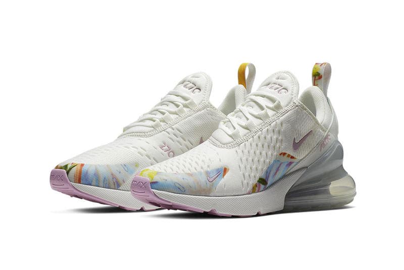 air max 270 with flowers