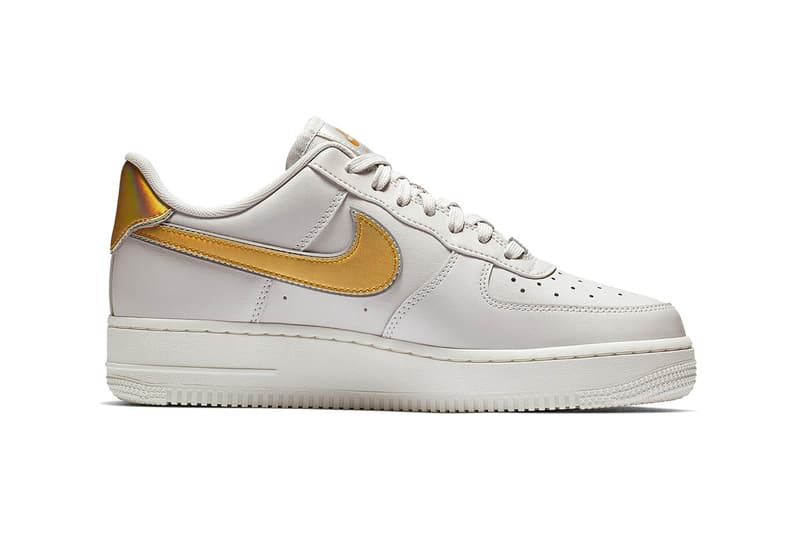 Nike Releases Air Force 1 Low With Metallic Swoosh | HYPEBAE