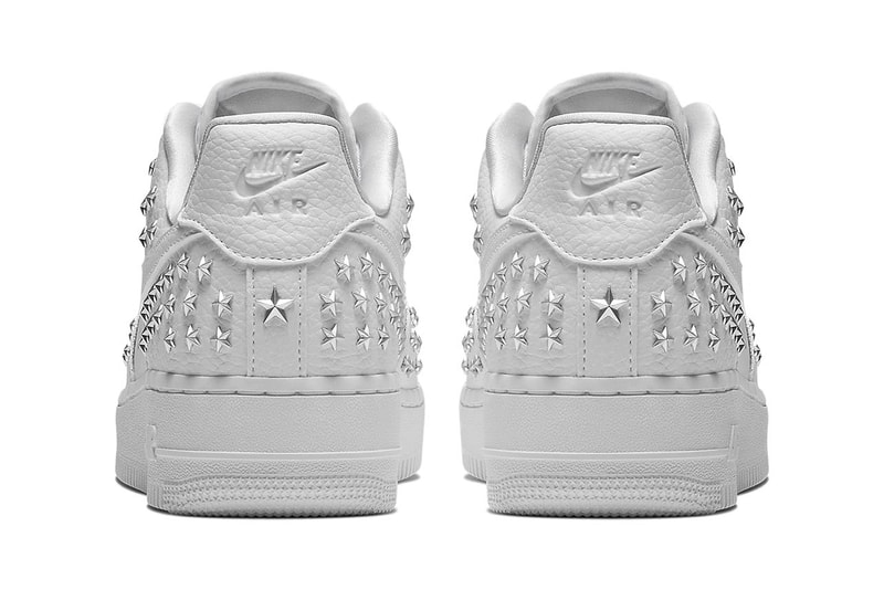 nike air force 1 star studded black