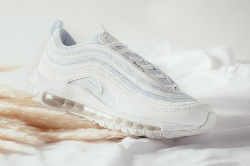 Air max 97 shop white and light blue