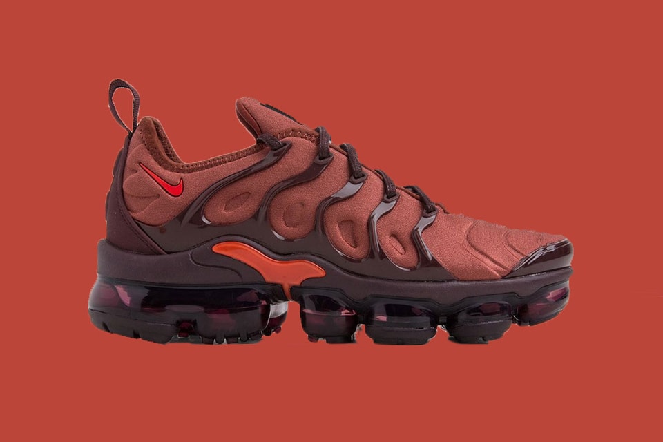 red and orange vapor max