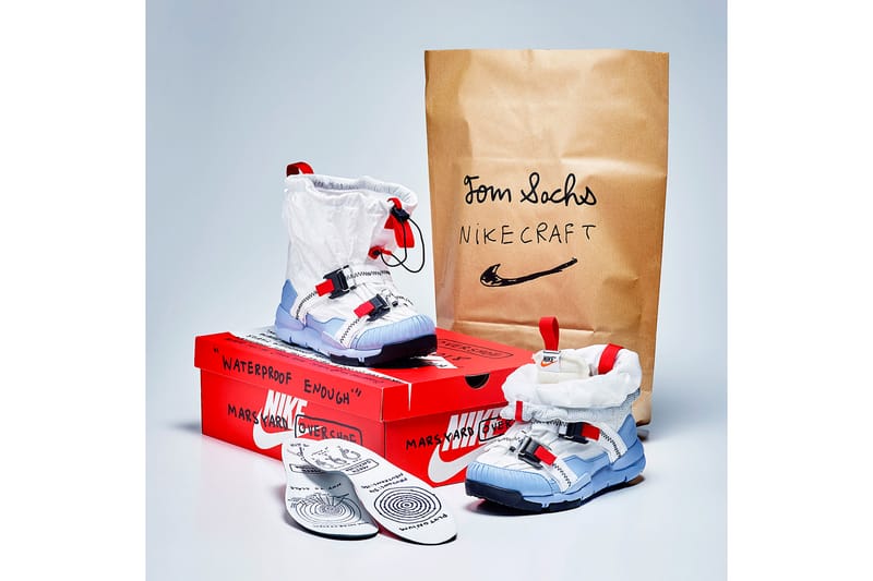 Tom sachs nike mars yard overshoe hot sale release date