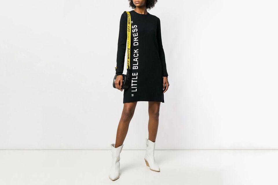 Off-White™ Drops a New "LITTLE BLACK DRESS" | HYPEBAE