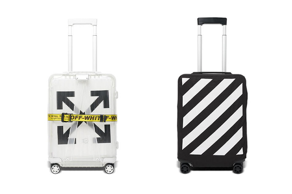 off white suitcase black