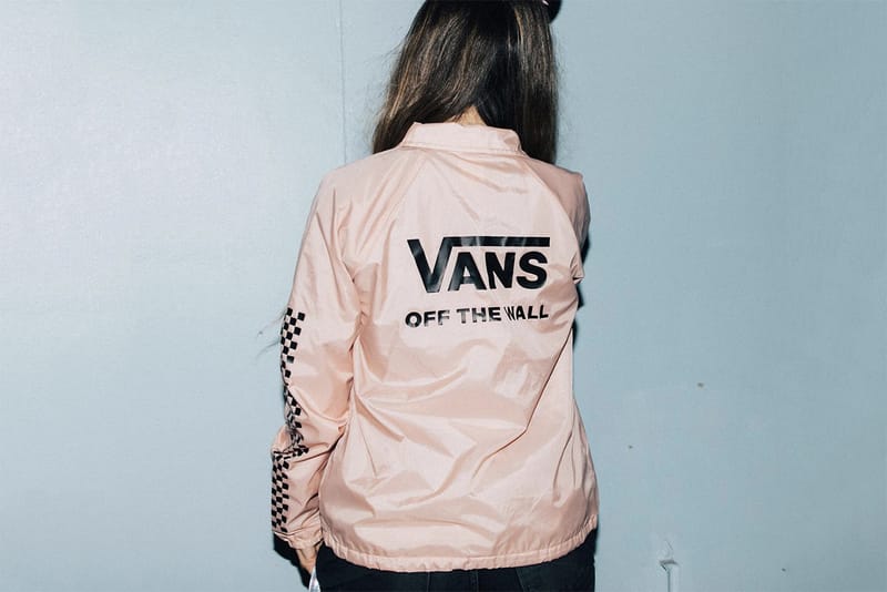 Vans best sale jacket pink