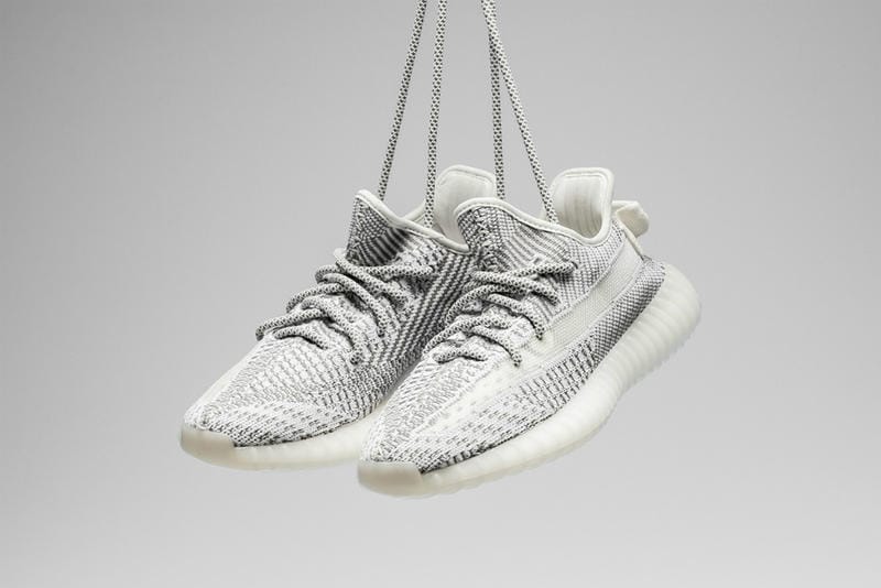 Static white yeezy online