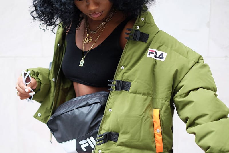 Fila green hotsell puffer jacket