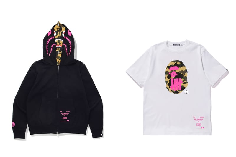 Bape undefeated shark online hoodie