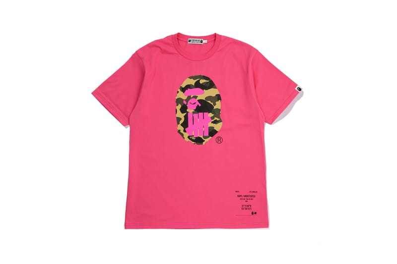 本日限定UNDEFEATED✖️BAPE コラボTシャツ A Bathing Ape x UNDEFEATED Shanghai limited Ape Head Tee