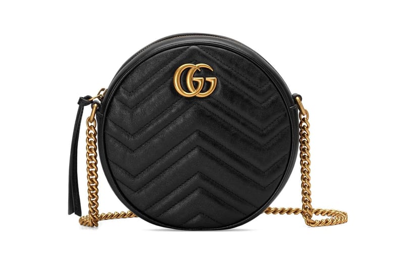 Shop Gucci Ophidia Marmont Round Shoulder Bags Hypebae