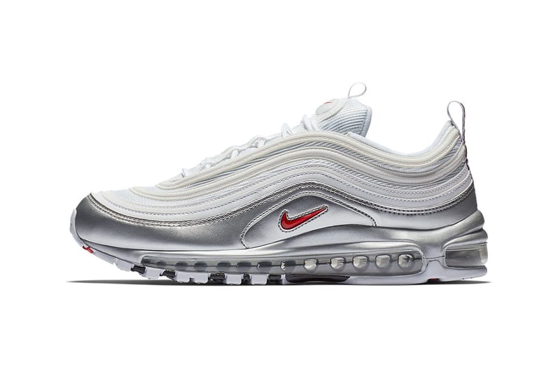 Nike 97 cheap silver gold