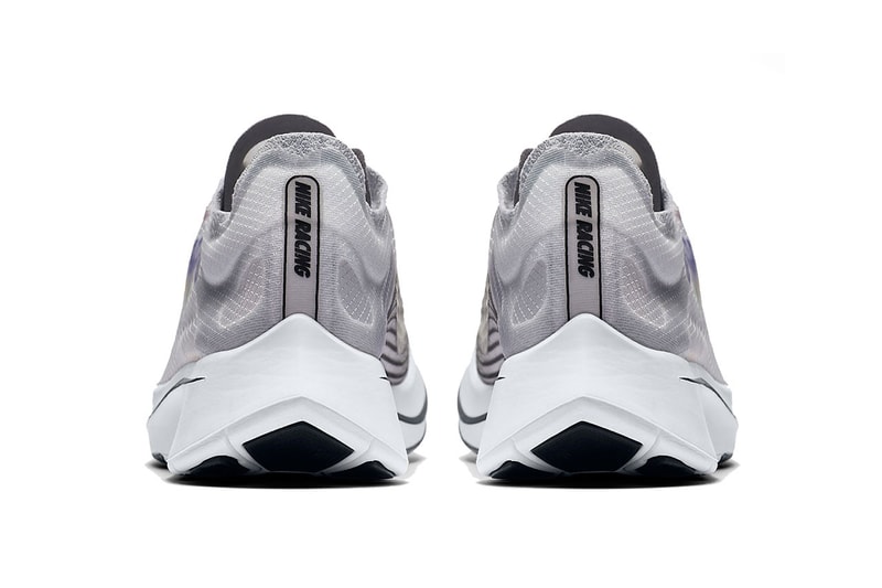 nike running zoom fly sp trainers in grey