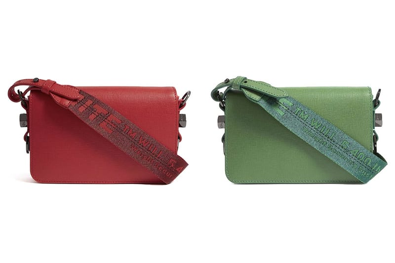 Off-White™ Drops Cross-Body Bag in Red & Green | Hypebae