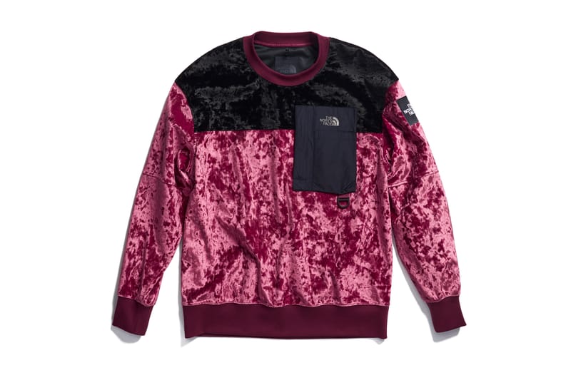 North face black on sale velvet