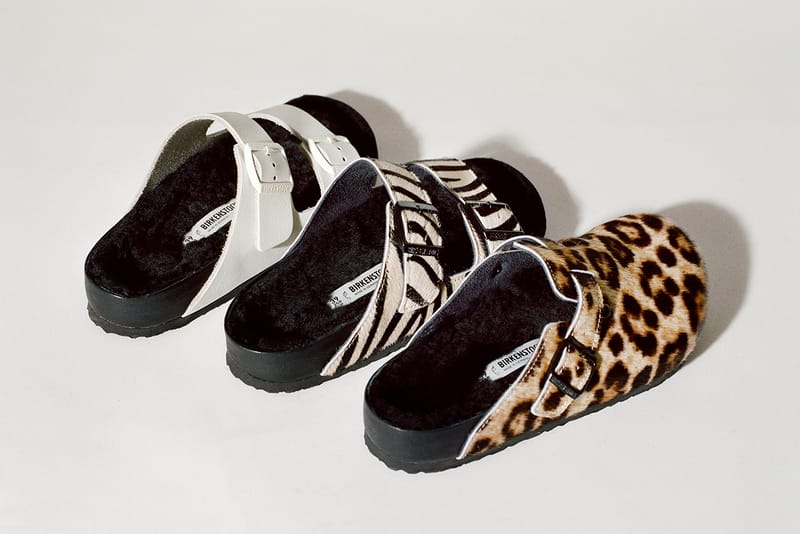 Birkenstock sandals leopard online print