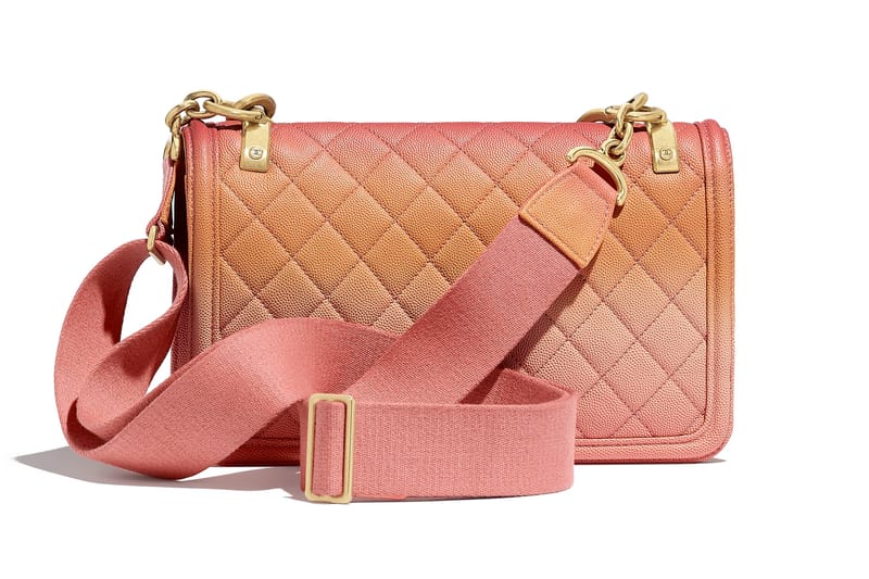 Chanel pink hot sale ombre bag