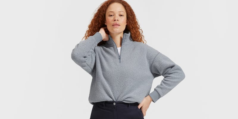 Everlane hot sale fleece sweatshirt