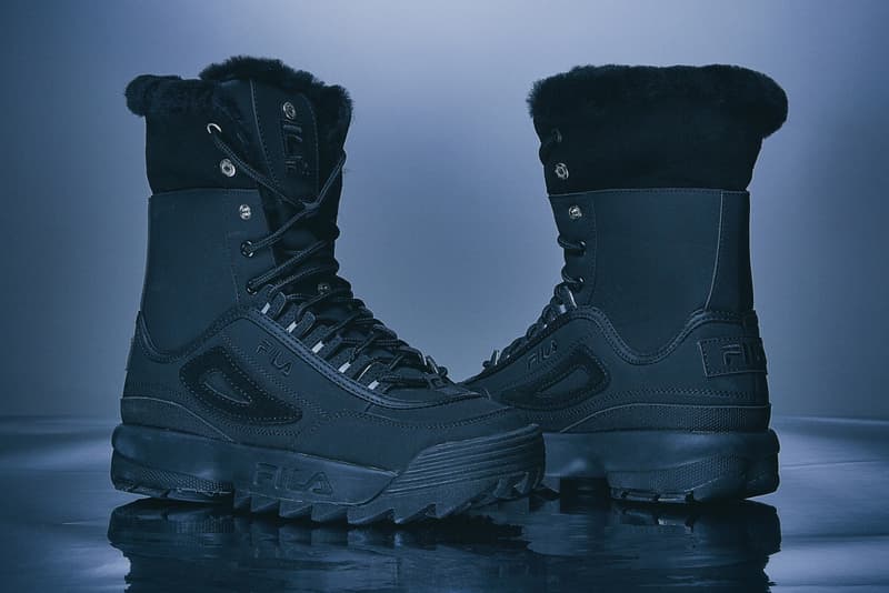 high top filas boots