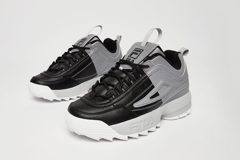 Fila disruptor black and clearance pink