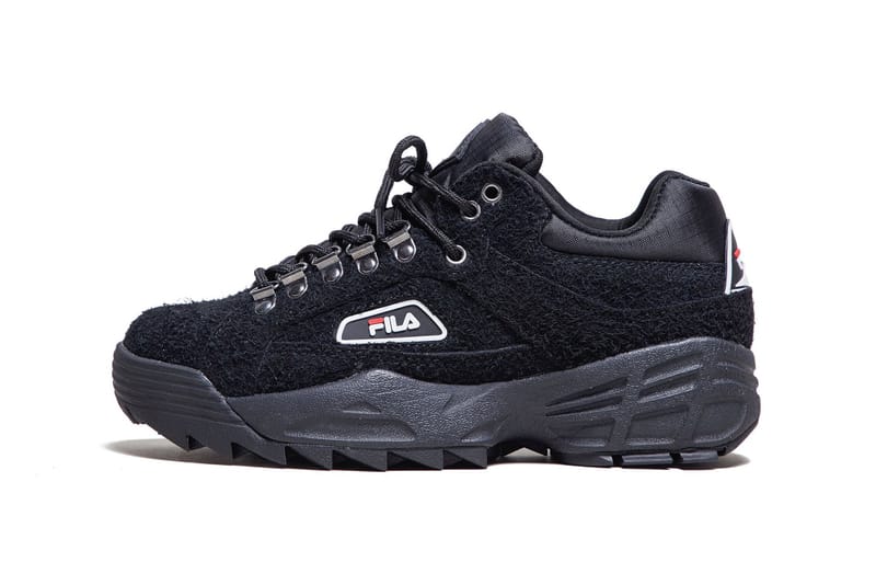 Fila black chunky on sale trainers