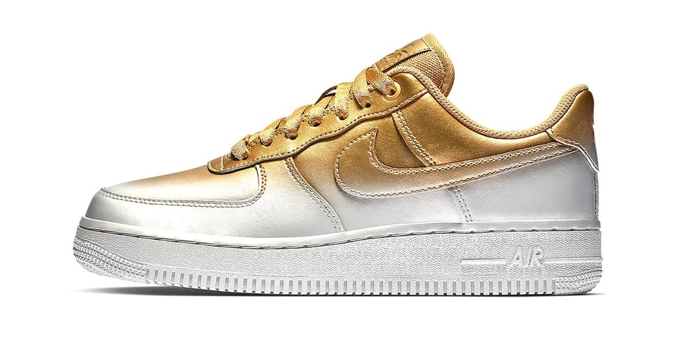 nike air force 1 in gold