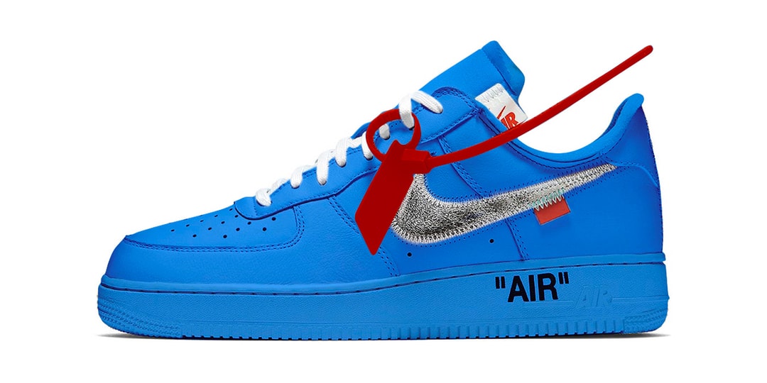 First Look at Off-White x Nike Air Force 1 Blue | Hypebae