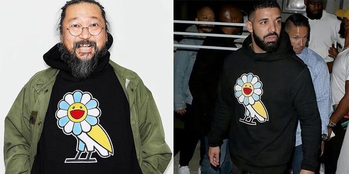 Takashi murakami x ovo hoodie black Clearance