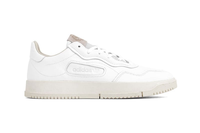 Adidas originals sc premier trainers in on sale triple white x home of classics edition