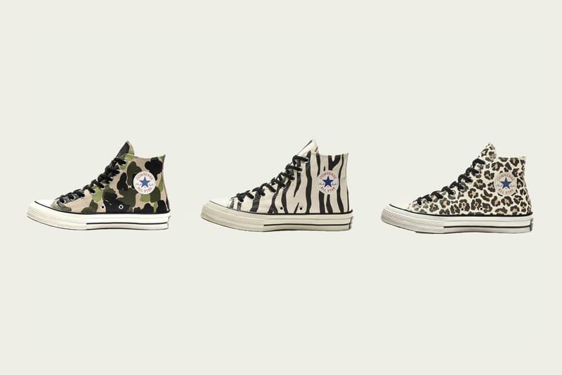 Converse animal best sale print cebra