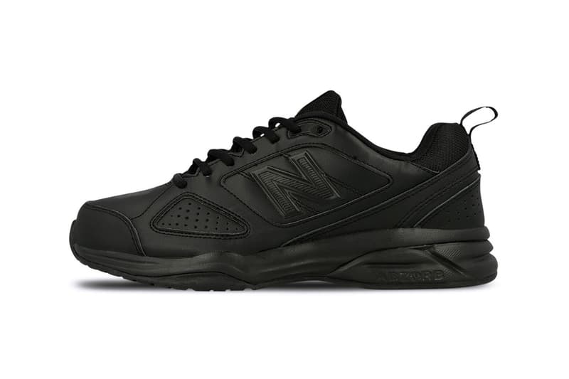 new balance chunky trainers black