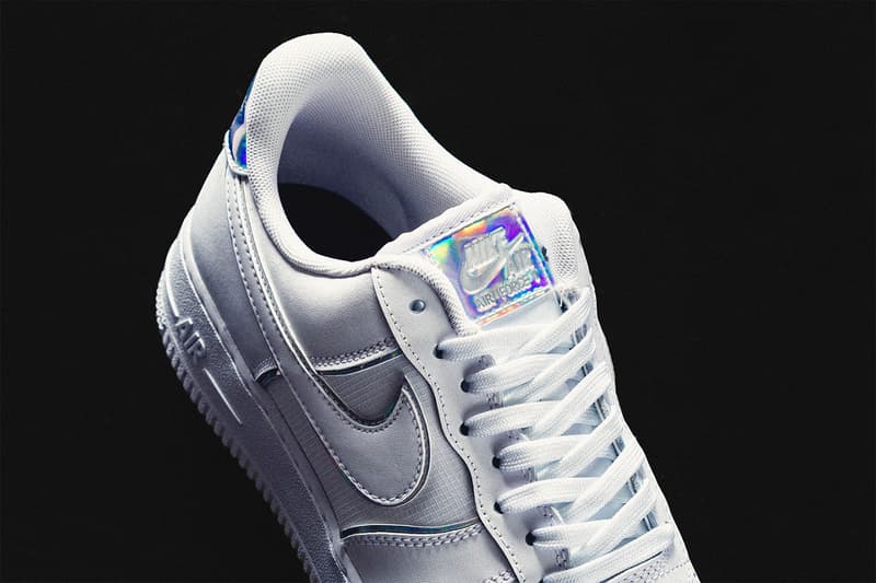 nike air force 1 white iridescent