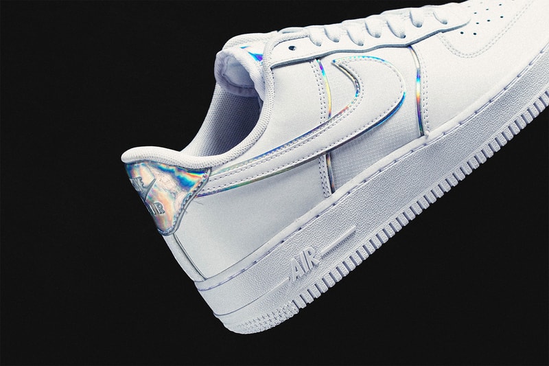 nike air force 1 iridescent white