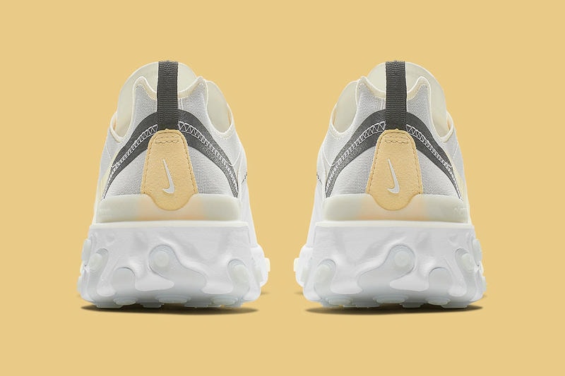 nike react element 55 white yellow