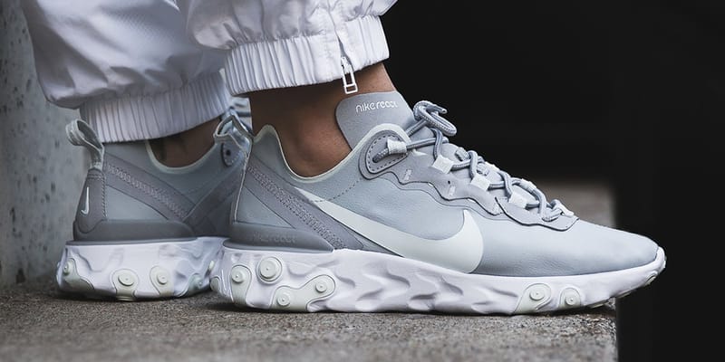 Nike react element 55 sales gray