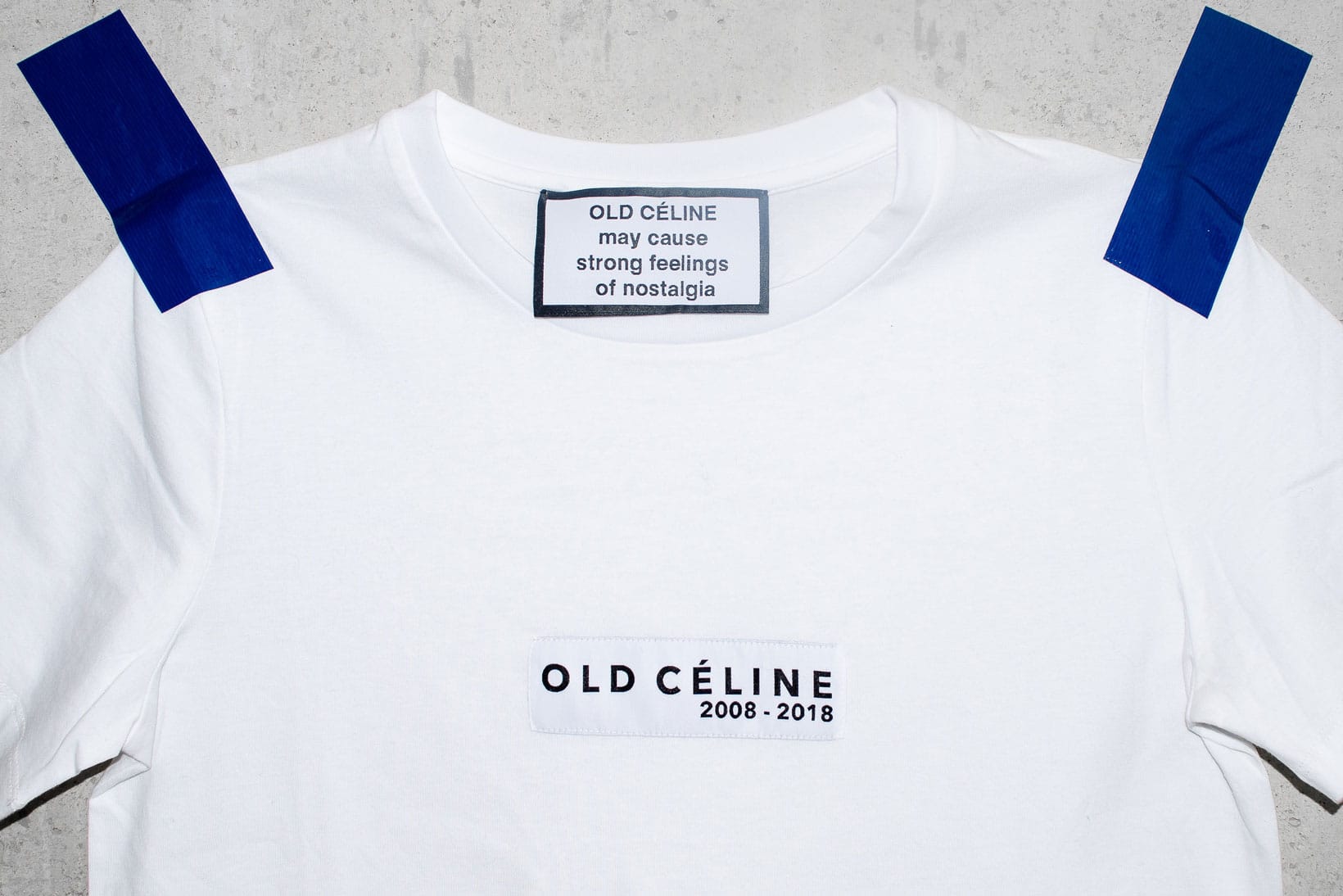 Old Céline T-Shirt in White and Gray Phoebe Philo | Hypebae
