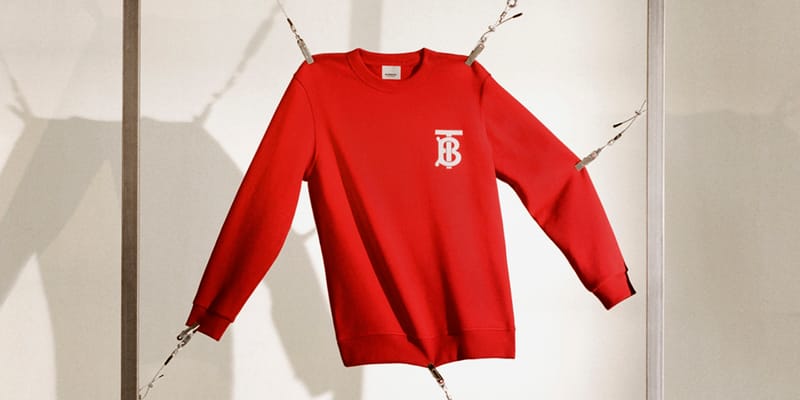 Burberry Riccardo Tisci B Series Red Sweatshirt Hypebae