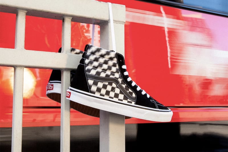 Checkered on sale illusion vans